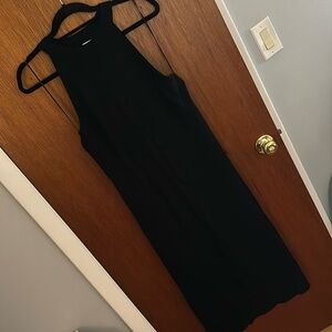 High neck ribbed body con dress. Old navy. Never worn